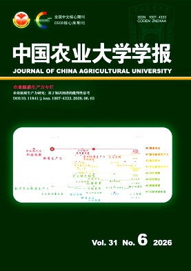 中国农业大学学报封面